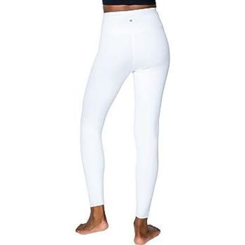 Yogalicious white size XL High Waist Ultra Soft Ankle Length Leggings with Pocke